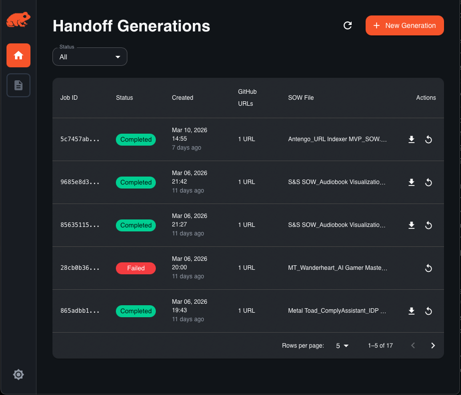 Building an AI-Powered Handoff Document Generator in 3 Days