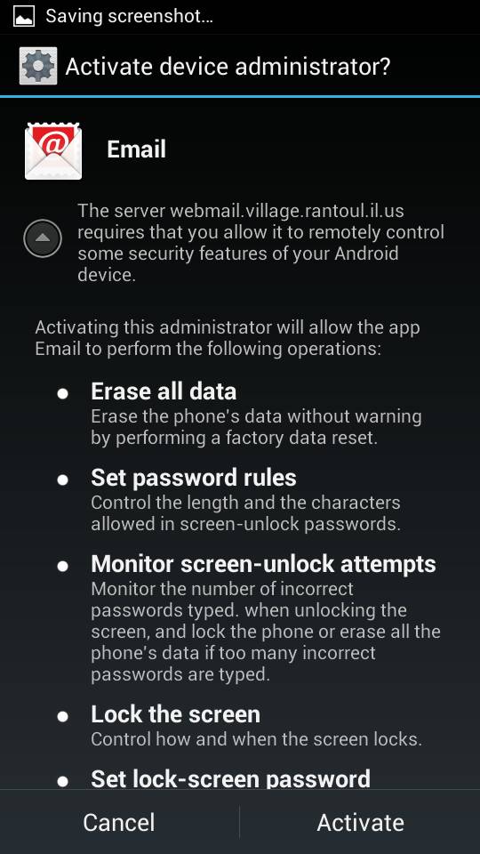 Android Google Apps Security Prompt