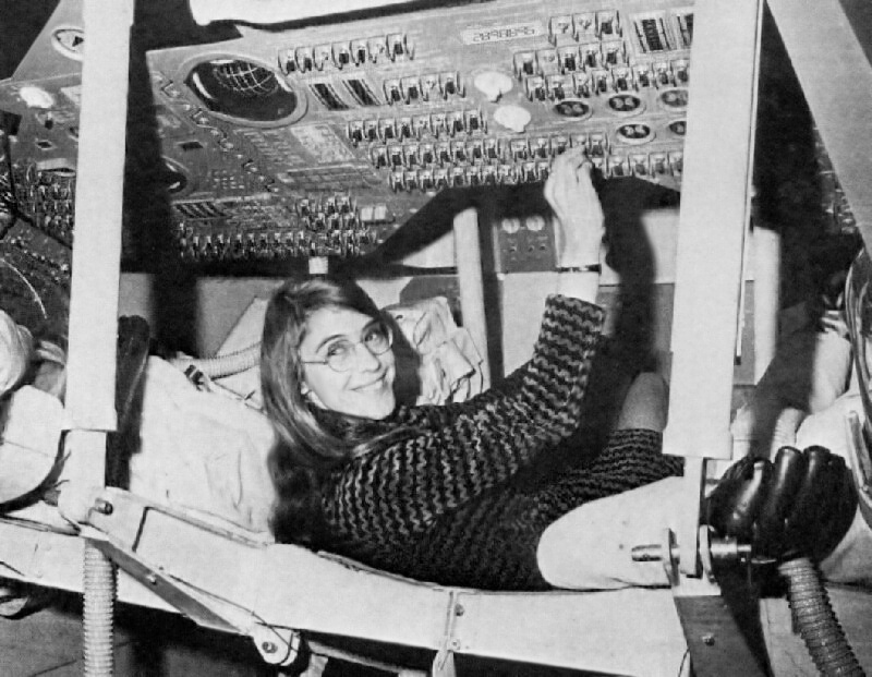 Margaret Hamilton, lead software programmer, Apollo project