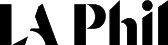 LAPhil Logo B&W small