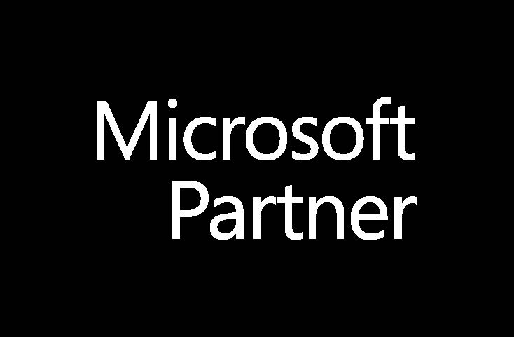 microsoft partner logo black
